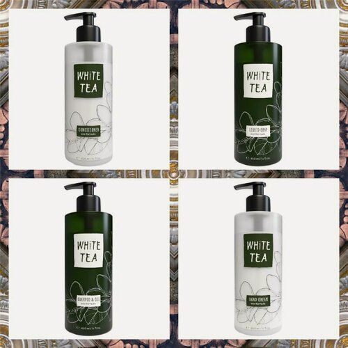 Изображение товара Набор косметики White Tea Nature, 4 предмета, универсальный