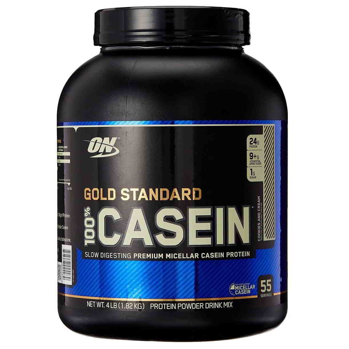 Optimum Nutrition 100% Casein Protein 1750гр - 1800гр 3.86lb - 4lb (Optimum Nutrition) Печенье и сливки