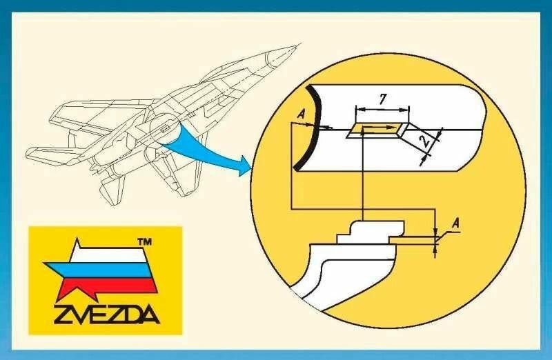 Подставка для сборных моделей самолетов в масштабах 48, 72, 144, , Zvezda Звезда 7235 — фото 1