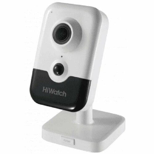IP-видеокамера HiWatch DS-I214(B) (2.8mm) 2МП с EXIR-подсветкой до 10м, со встроенным микрофоном и динамиком, слот под microsd карту