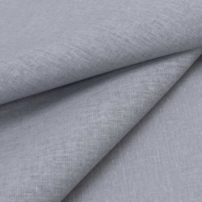 Ткань для шитья хлопок, 1 Метр ткани, Бязь гладкокрашеная 120 гр/м2, Отрез - 150х100 см, цвет серый