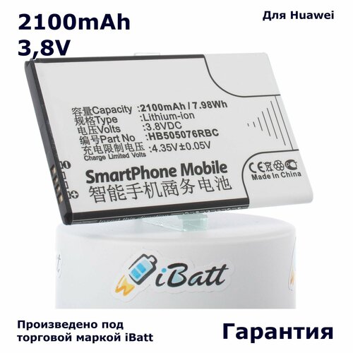 Аккумулятор iBatt 2100mAh 3,8V для LUA-L21 LUA-U22 Y3 II 4G Ascend Y600 Y3 II 3G Ascend G610C Ascend G610S Ascend G610T Ascend G700-T00