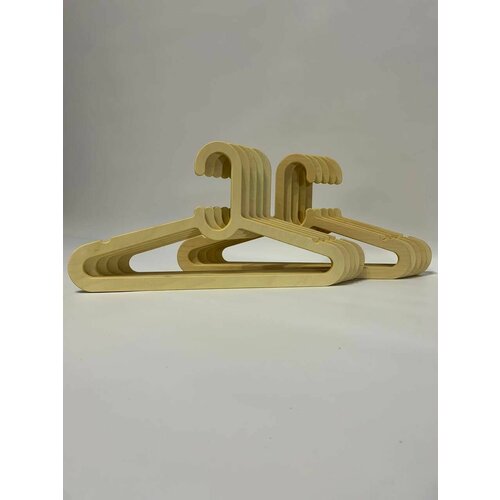 Вешалки для одежды деревянные, набор 10 штук, Бренд Проект 69