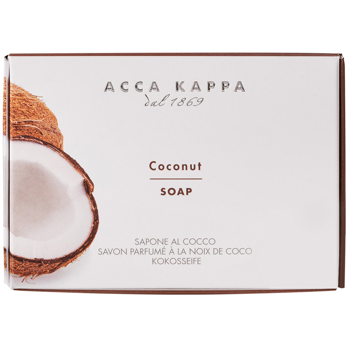 Мыло туалетное твердое Acca Kappa Coconut Soap, 150 гр