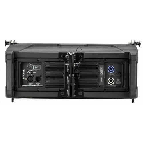 RCF HDL 6-A (13000496) Активная двухполосная АС линейного массива, усилители D-класса: 500+200 Вт, 65 Гц - 20 кГц, 131 дБ, динамики: 2 х 6,5" + 1", ру черный