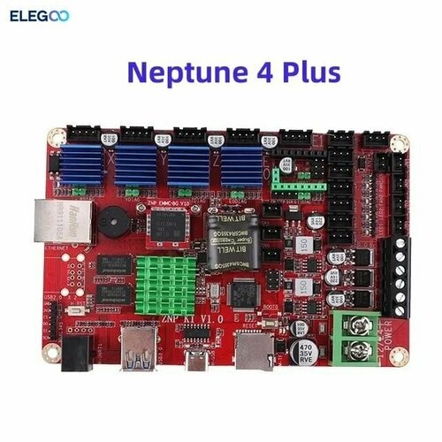 Плата управления для 3D принтера ELEGOO Neptune 4 PLUS. Материнская плата ZNP K1 v1.0. модернизированный адаптер соединительная плата материнская плата модуль для адаптации платы для 3d принтера cr 10s pro