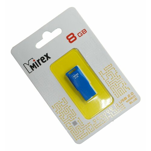 Флешка 8 ГБ USB Mirex Mario Blue