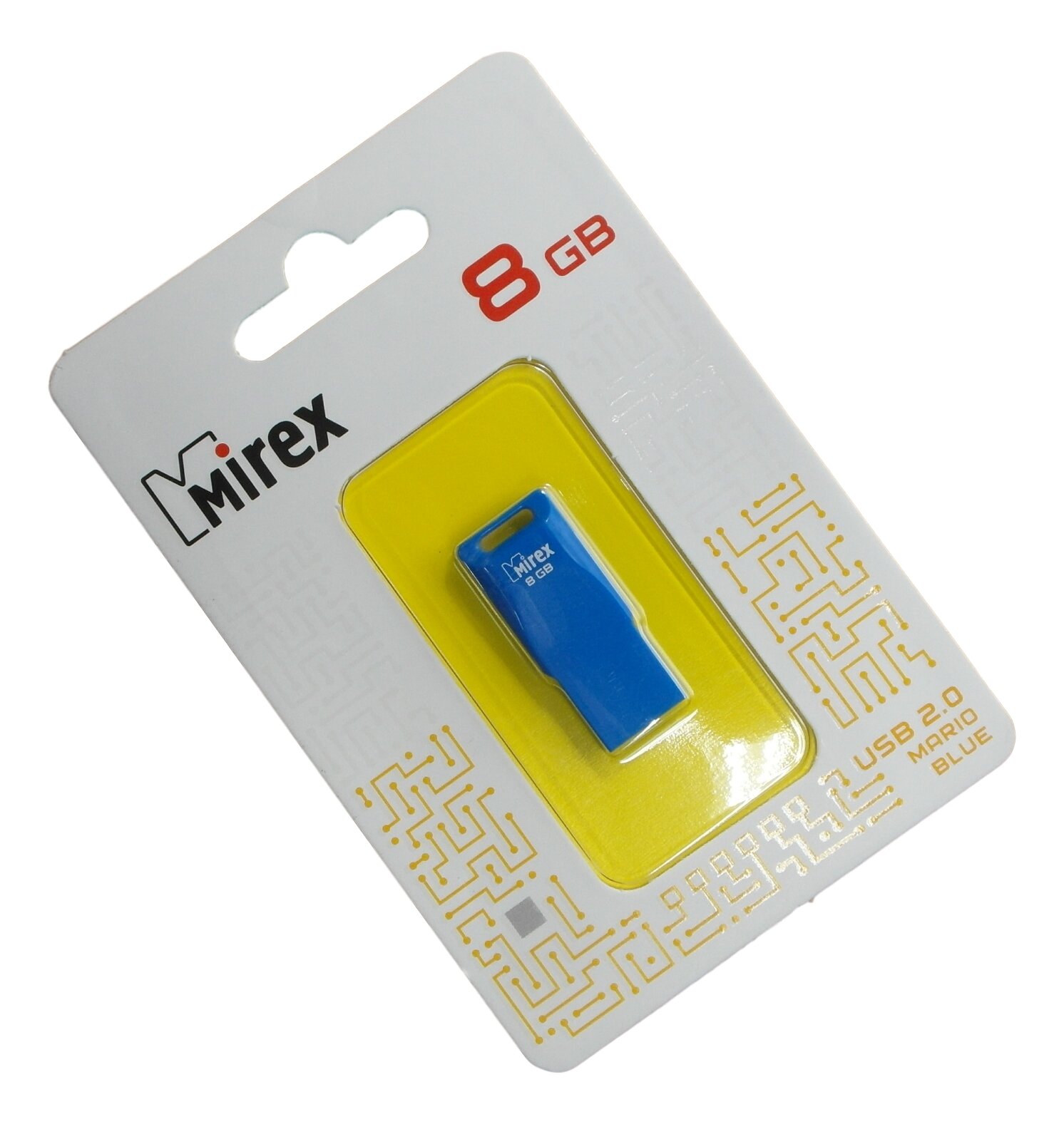 Флешка 8 ГБ USB Mirex Mario Blue