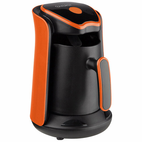 Турка для кофе 300 мл электрическая с автоматическим отключением 600 Вт защита от работы без воды черныйоранжевый 192400₽
