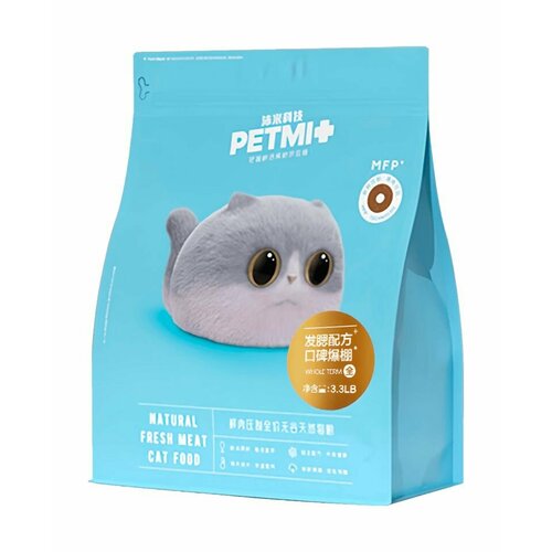 PetMi Big Cat Hair Care - Сухой корм для взрослых кошек крупных пород, для красивой шерсти (7,71 кг)