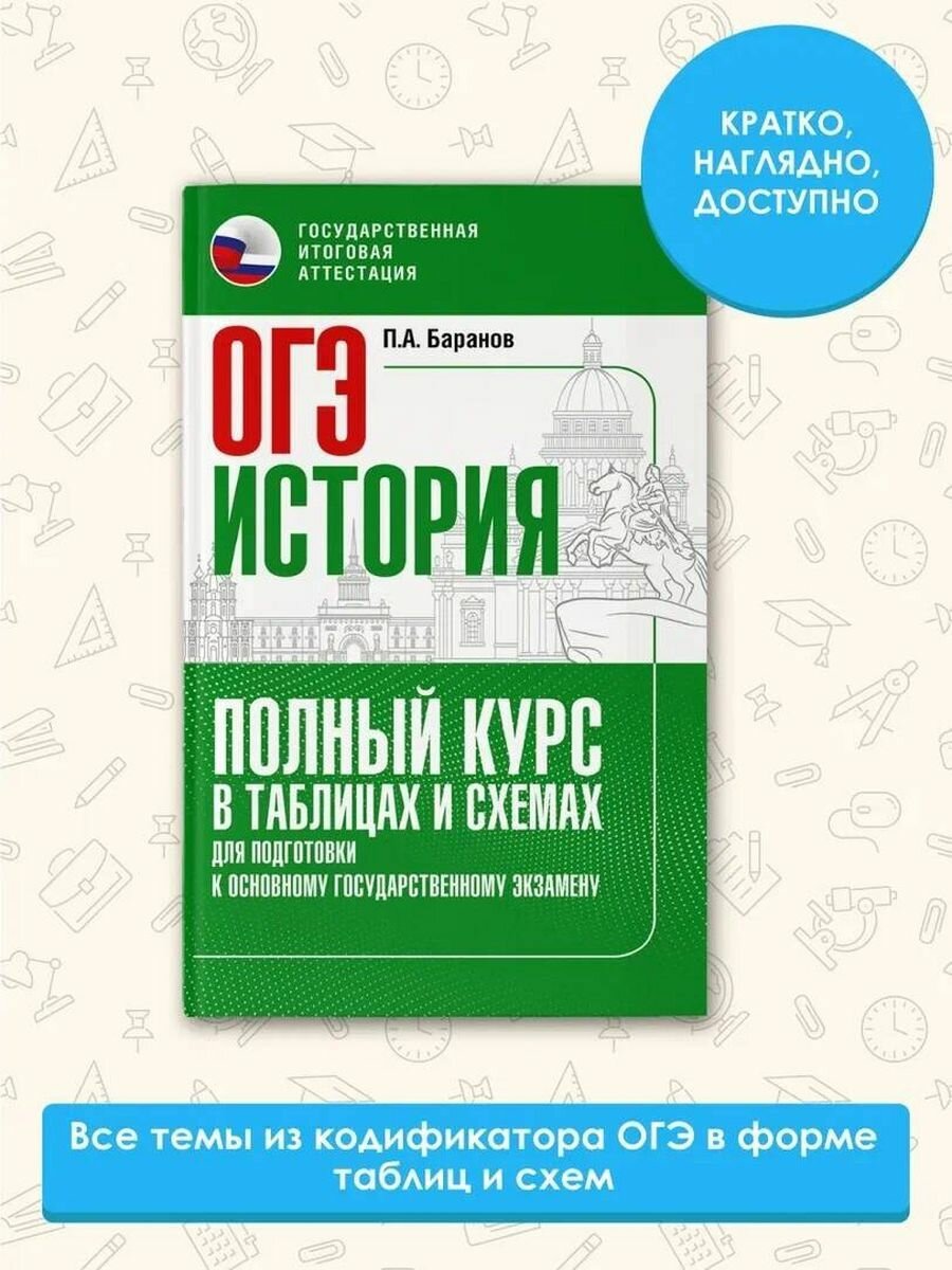 ОГЭ. История. Полный курс в таблицах и схемах для подготовки к ОГЭ - фото №7