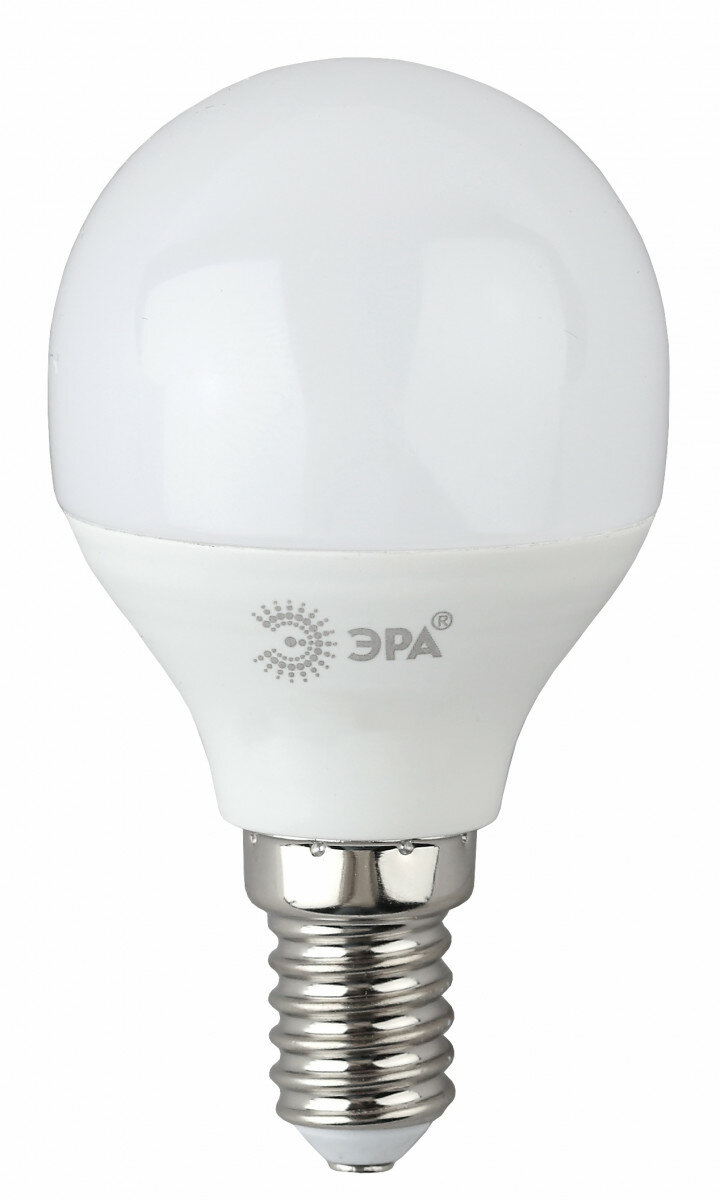 ЭРА Лампочка светодиодная ЭРА RED LINE LED P45-6W-840-E14 R E14 / Е14 6Вт шар нейтральный белый свет