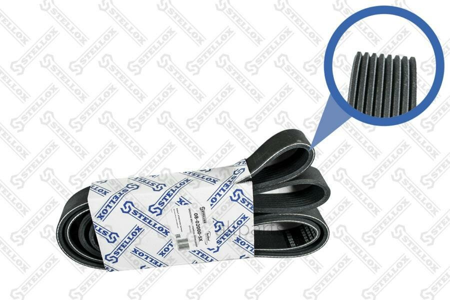 STELLOX 0802000SX ремень поликлиновой! 8PK2000\Omn MB