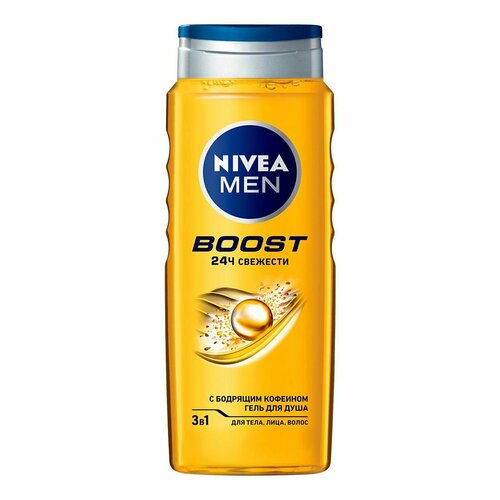 Гель для душа Nivea Men Boost 3 в 1 500 мл