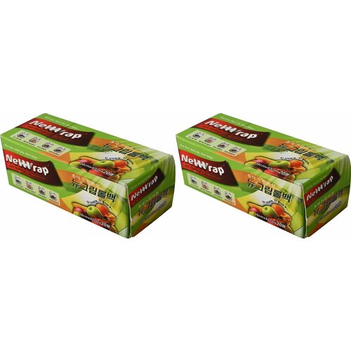 New Wrap Пакеты в рулонах с ручками New Grip Roll Bag, 34 см, 42 см, 20 шт, 2 уп