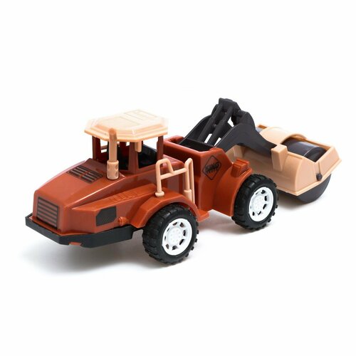 Трактор инерционный «Строитель», микс