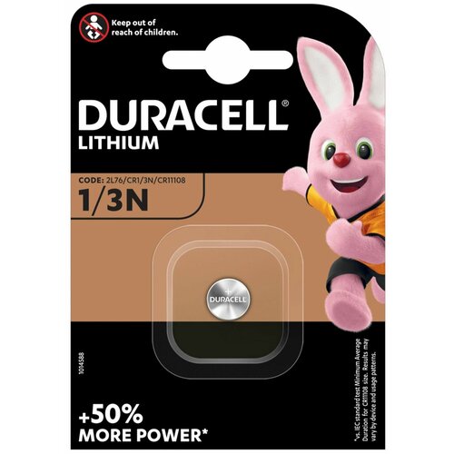 Батарейка литиевая Duracell CR 1/3N (2L76 / CR11108) 3В для Вебасто (Webasto)
