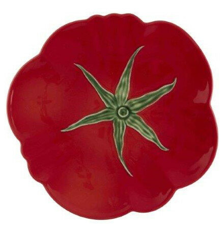 Тарелка 28см Bordallo Pinheiro TOMATO - фото №4