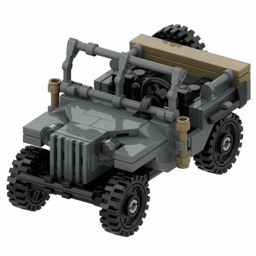 Конструктор Bricks of War военная техника машина внедорожник СССР Красной Армии ГАЗ-64 из деталей датского конструктора 4990₽
