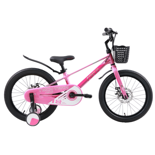 Детский велосипед TechTeam Forca 18 (2024), розовый (NN012555)