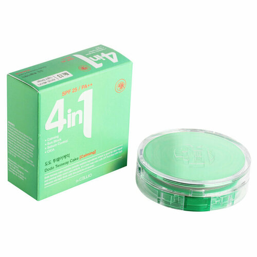 Пудра для лица с запасным блоком DrCellio Dr G50 4 in 1 Dodo Twowaycake Calming 13 Nude Beige 1482₽