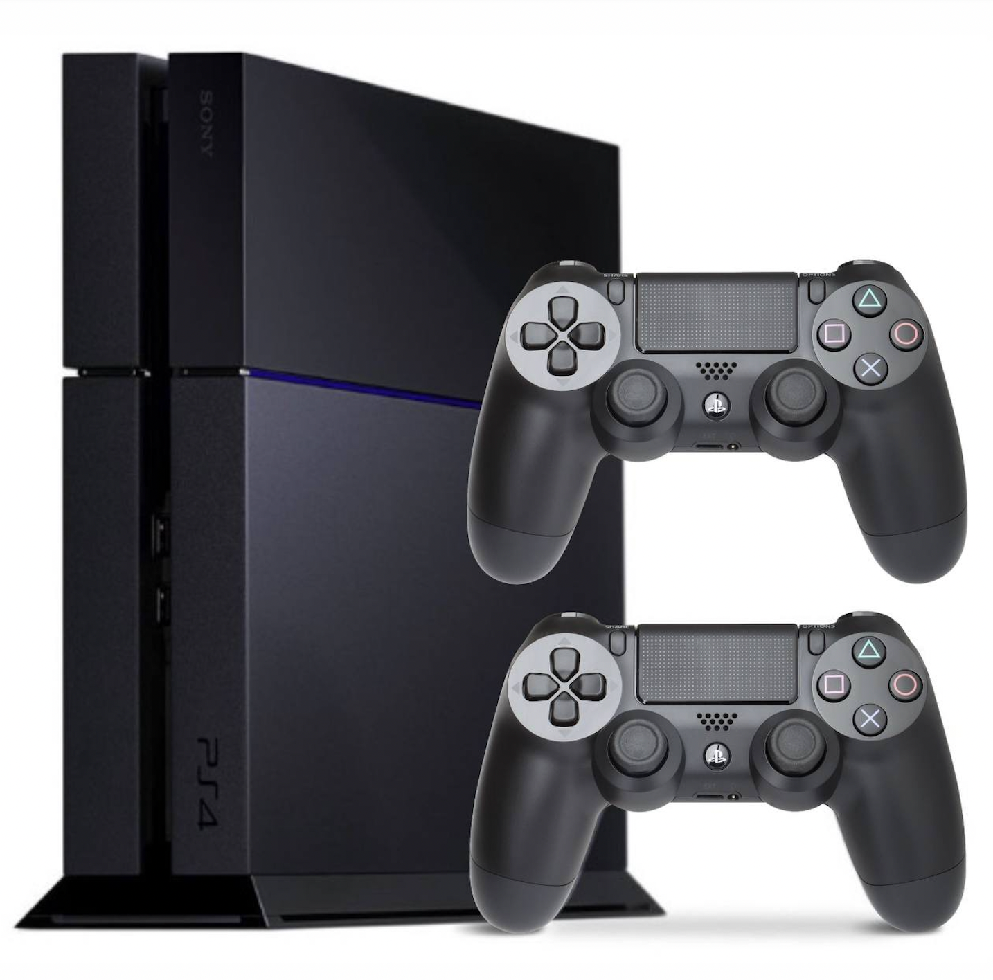 Игровая приставка Sony PlayStation 4 Fat 500GB, консоль ps4, 2 геймпада