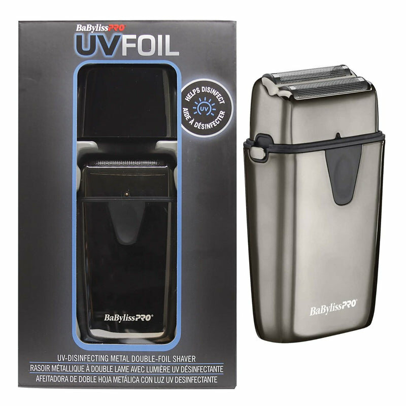 Шейвер бритва С двойной сеткой И ультрафиолетовой дезинфекцией BABYLISS UV FOIL SHAVER DOUBLE FOIL