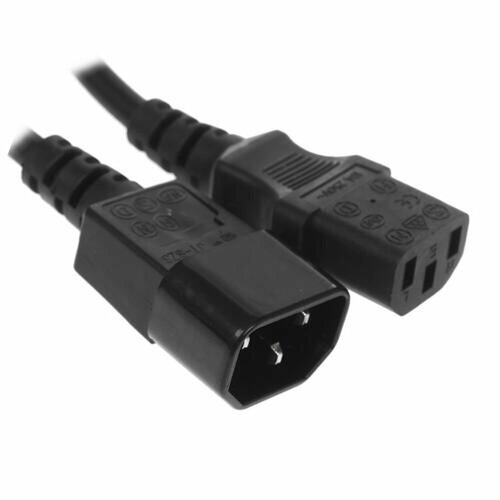 кабель питания iec 320 c13 iec 320 c14 1 8м tlk tlk pcm10 018 Кабель питания Cablexpert IEC 320 C13 - IEC 320 C14