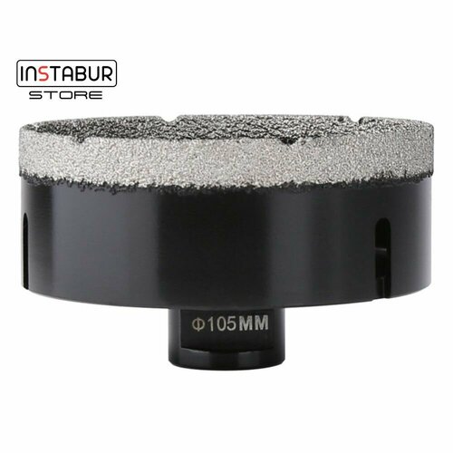 Коронка алмазная 105мм, Instabur Black на УШМ М14
