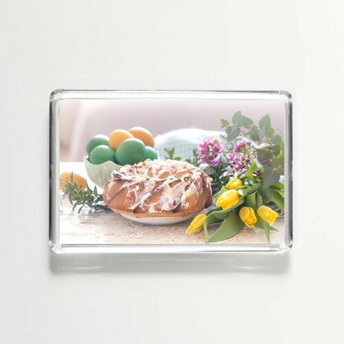 Магнит акриловый прямоугольный Mewni-Shop Пасха - 0006 350₽