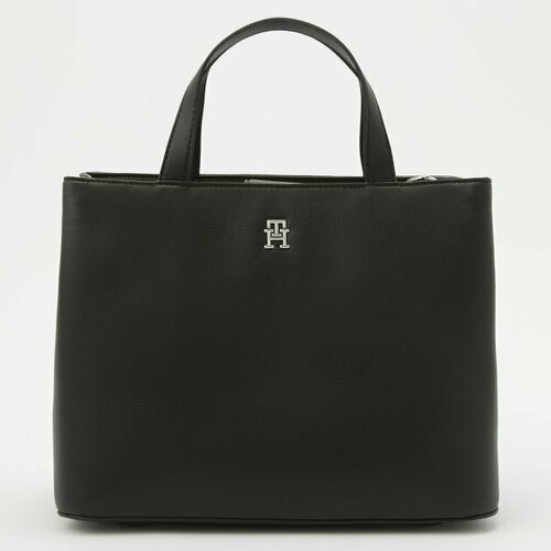 Сумка тоут TOMMY HILFIGER, черный yilian 2021 handbag women