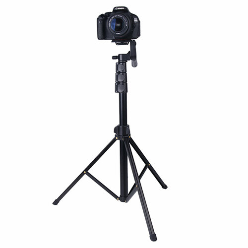 Штатив-трипод JMARY KP-2206, напольный, 60 - 169 см, черный штатив для фото видео камер и телефона телескопический напольный максимальная высота 102см