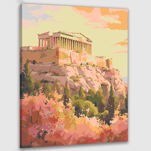 Картина по номерам 50х40 Греция: волшебные мгновения принцесса волшебные мгновения