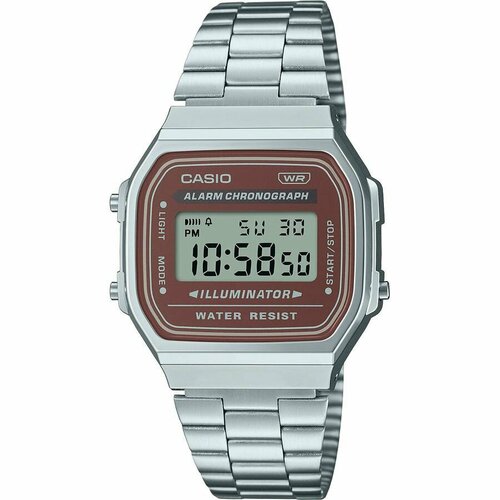 Наручные часы CASIO A168WA-5A, серебряный