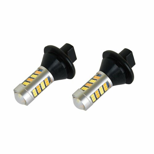 Комплект светодиодных ламп в поворотники с ДХО W21W-7440-T20