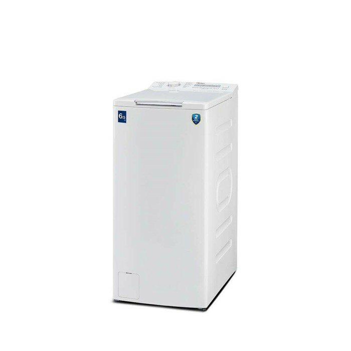 Стиральная машина Midea MFE11W65/W-C, вертикальная загрузка, класс А, 1200 об/мин, до 6.5 кг 1045319