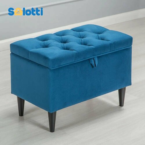 Пуфик Salotti гамма 60 велюр Velutto 54 бирюзовый 6799₽