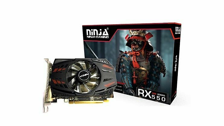 Видеокарта Sinotex AMD Radeon RX 550 Ninja 4Gb DDR5 128 бит (AFRX55045F)