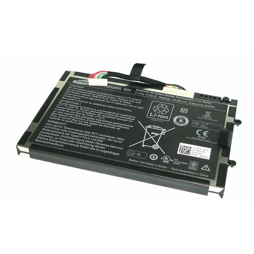 Аккумуляторная батарея для ноутбука Dell Alienware M11X 14.8V 63Wh PT6V8 аккумулятор для ноутбука dell alienware m14x r3 g05yj 11 1v 4400mah oem