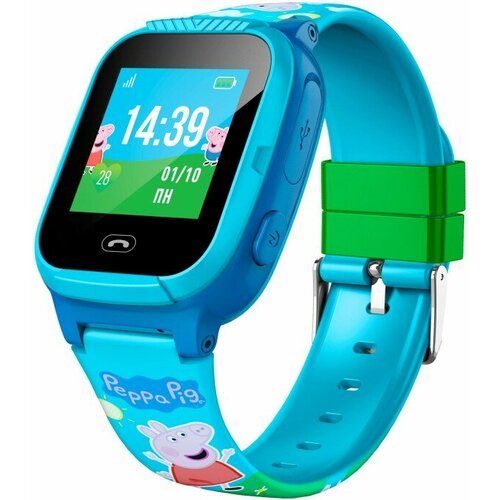 детские умные часы jet kid connect голубой Фитнес-браслет детский JET KID Peppa Pig