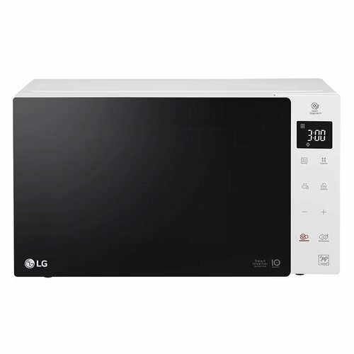 Микроволновая печь LG MW-25R35GIS, белый микроволновая печь lg mw25r35gisw 25л 1000вт белый черный
