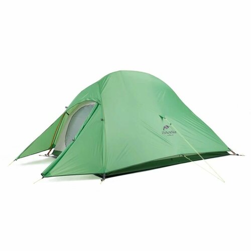 Палатка 1-местная Naturehike сверхлегкая + коврик Сloud up NH18T010-T, 20D , зеленый, 6927595765678