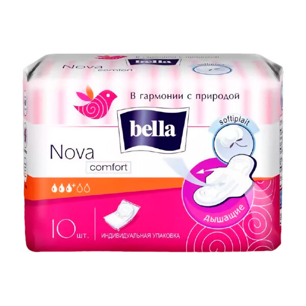 Прокладки впитывающие BELLA Nova 10шт Comfort