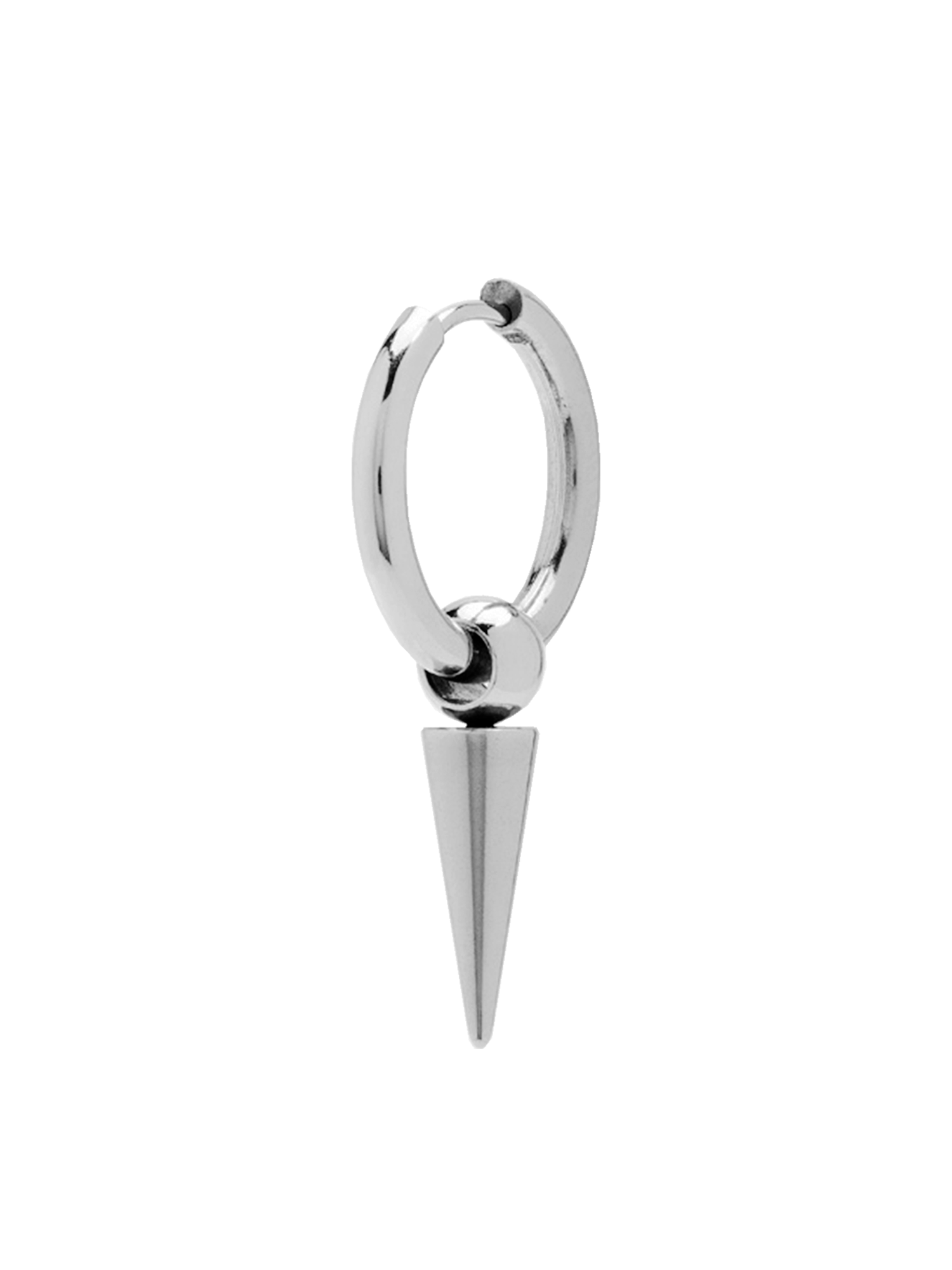 Моносерьга LUMINORA LUMINORA "PIN", размер/диаметр 30 мм, серебряный, серый