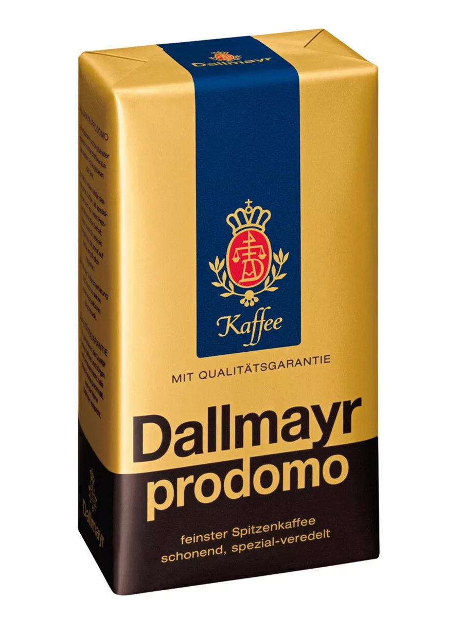 Кофе молотый Dallmayr Prodomo вакуумная упаковка, 500 г