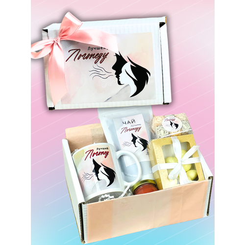 Подарочный набор - чай и сладости для медиков, логопеду на Новый год