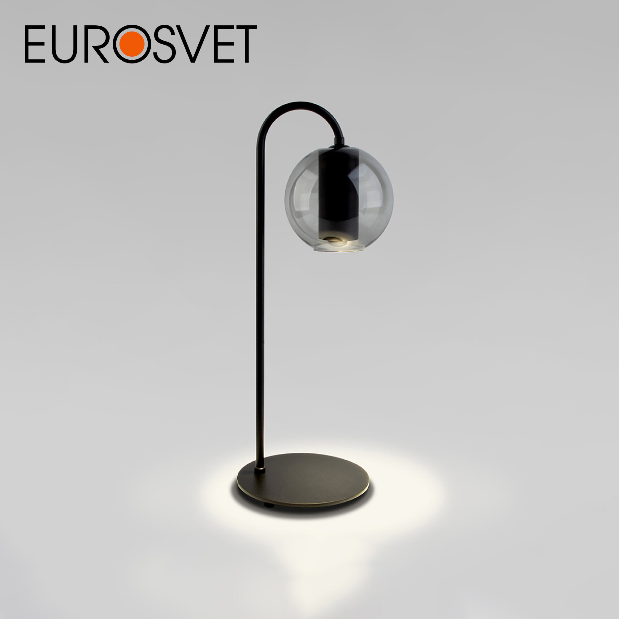 Настольный светильник Eurosvet Cobble 80508/1 дымчатый IP20