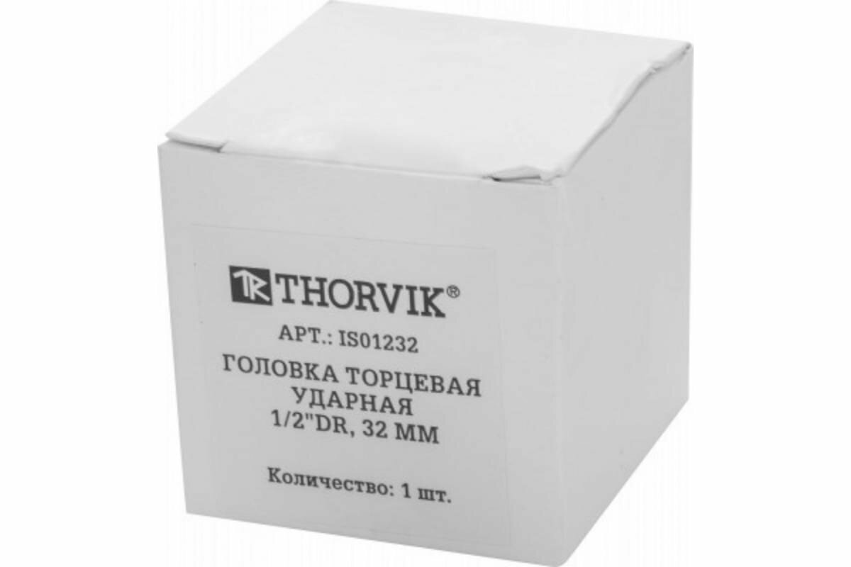 Головка торцевая ударная Thorvik 1/2"DR, 32 мм IS01232 53427 - фото №4