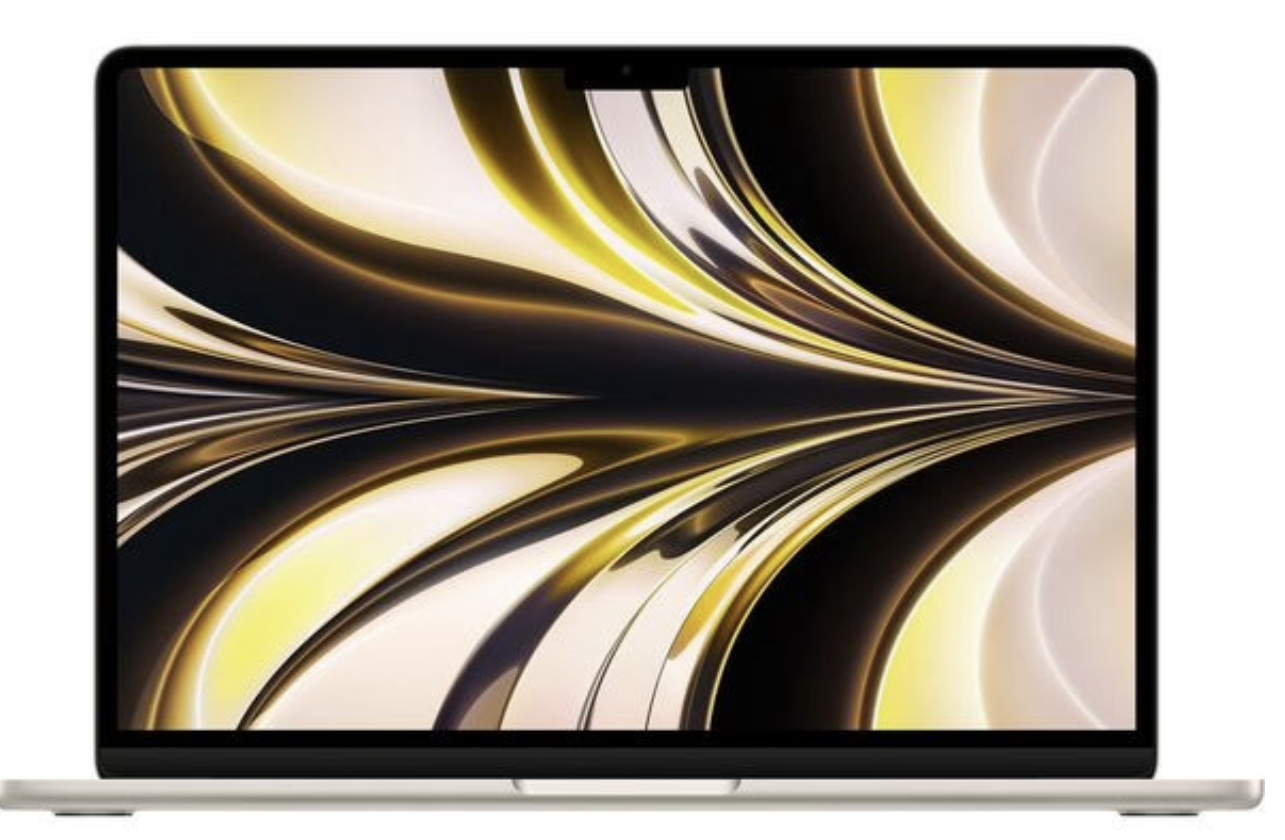 Ноутбук Apple MacBook Air 13 2022 M2 RAM 8 ГБ, SSD 256 ГБ, Сияющая звезда MLY13