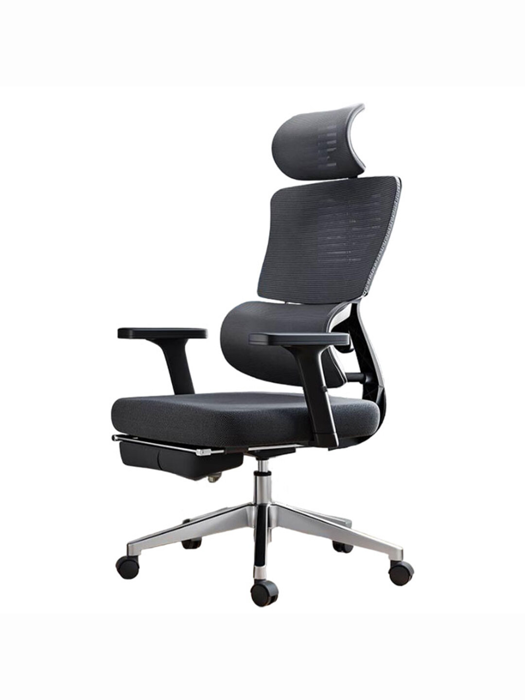 Офисное кресло с подставкой для ног Xiaomi HBADA Ergonomic Computer Chair E2 High Version Black (E201)